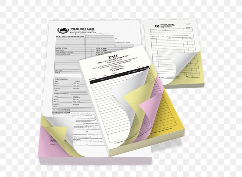 Carbonless Forms - louisianasignguy
