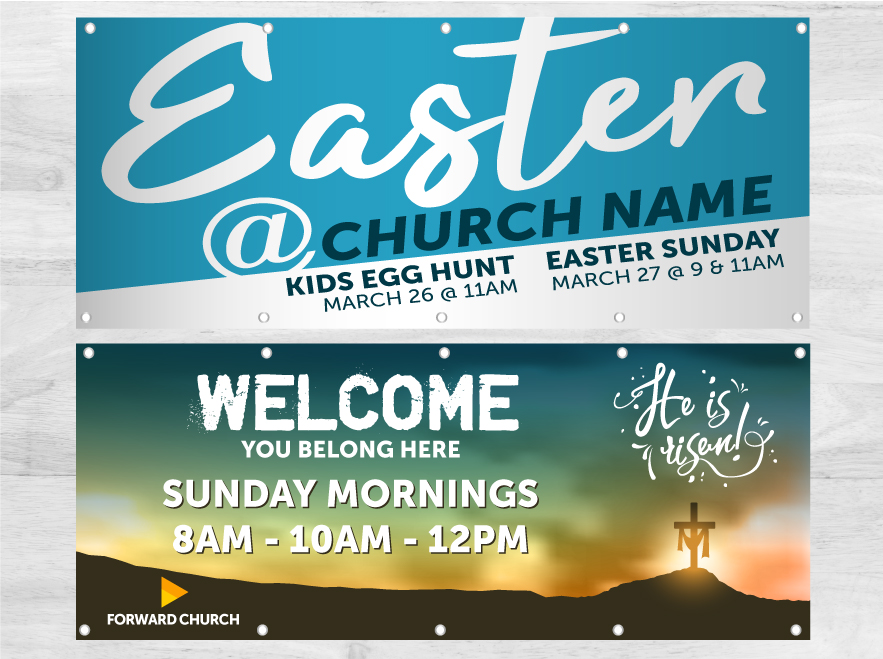 Church Banners - Louisiana Sign Guy | Signs, Cards, Billboards, and Brochures