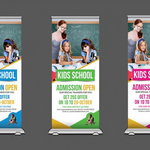 School Retractable Banners - Louisiana Sign Guy | Signs, Cards, Billboards, and Brochures