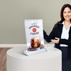 Restaurant Table Top Retractable Banners - Louisiana Sign Guy | Signs, Cards, Billboards, and Brochures