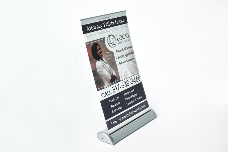 Real Estate Table Top Retractable Banners - Louisiana Sign Guy | Signs, Cards, Billboards, and Brochures