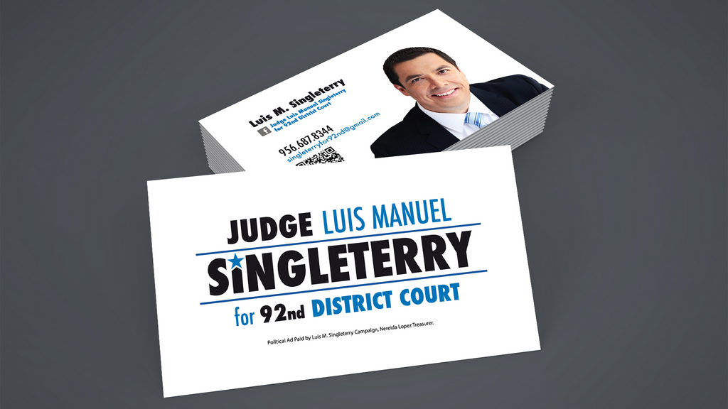 Political/Campaign Business Cards - Louisiana Sign Guy | Signs, Cards, Billboards, and Brochures