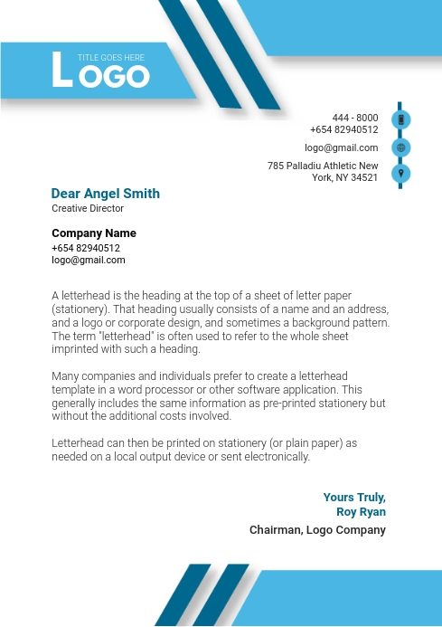 Office/Business Letterheads - Louisiana Sign Guy | Signs, Cards, Billboards, and Brochures