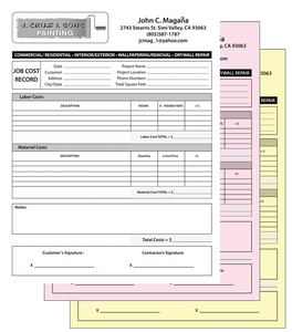 Office/Business Carbonless Forms - Louisiana Sign Guy | Signs, Cards, Billboards, and Brochures