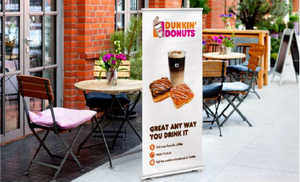 Restautrant Retractable Banner Stands - Louisiana Sign Guy | Signs, Cards, Billboards, and Brochures