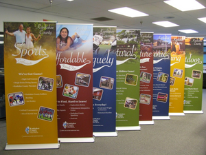 School Retractable Banners - Louisiana Sign Guy | Signs, Cards, Billboards, and Brochures