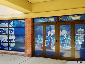 School Window Perforated Vinyl - Louisiana Sign Guy | Signs, Cards, Billboards, and Brochures