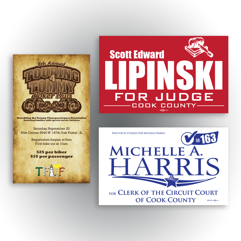 Political/Campaign Palm Cards - Louisiana Sign Guy | Signs, Cards, Billboards, and Brochures