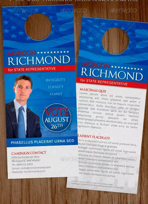 Political/Campaign Door Hangers - Louisiana Sign Guy | Signs, Cards, Billboards, and Brochures