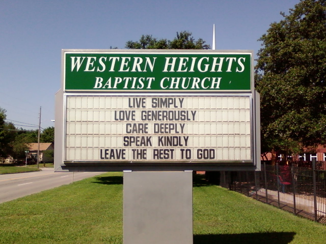 church lexan sign panels - Louisiana Sign Guy | Signs, Cards, Billboards, and Brochures