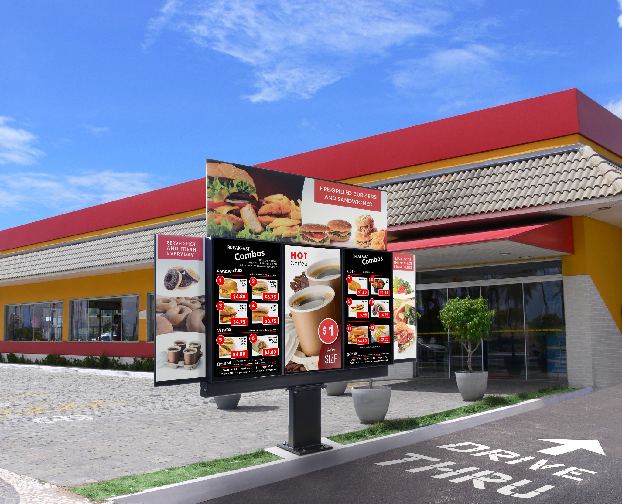 Restaurant Highway Signs - Louisiana Sign Guy | Signs, Cards, Billboards, and Brochures