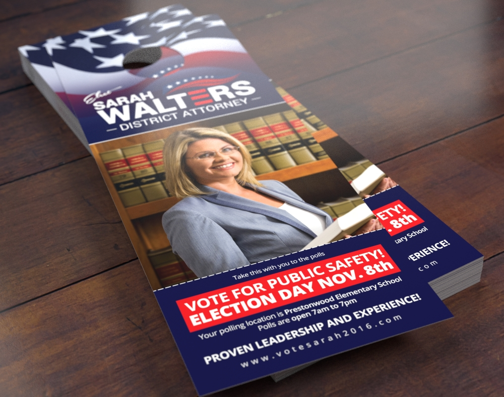 Political/Campaign Door Hangers - Louisiana Sign Guy | Signs, Cards, Billboards, and Brochures