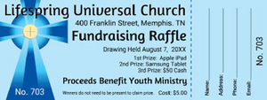 Church Raffle Tickets - Louisiana Sign Guy | Signs, Cards, Billboards, and Brochures