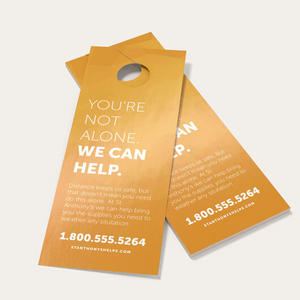 Trade Show Door Hangers - Louisiana Sign Guy | Signs, Cards, Billboards, and Brochures
