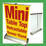 School Table Top Retractable Banners - Louisiana Sign Guy | Signs, Cards, Billboards, and Brochures