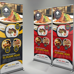 Restautrant Retractable Banner Stands - Louisiana Sign Guy | Signs, Cards, Billboards, and Brochures