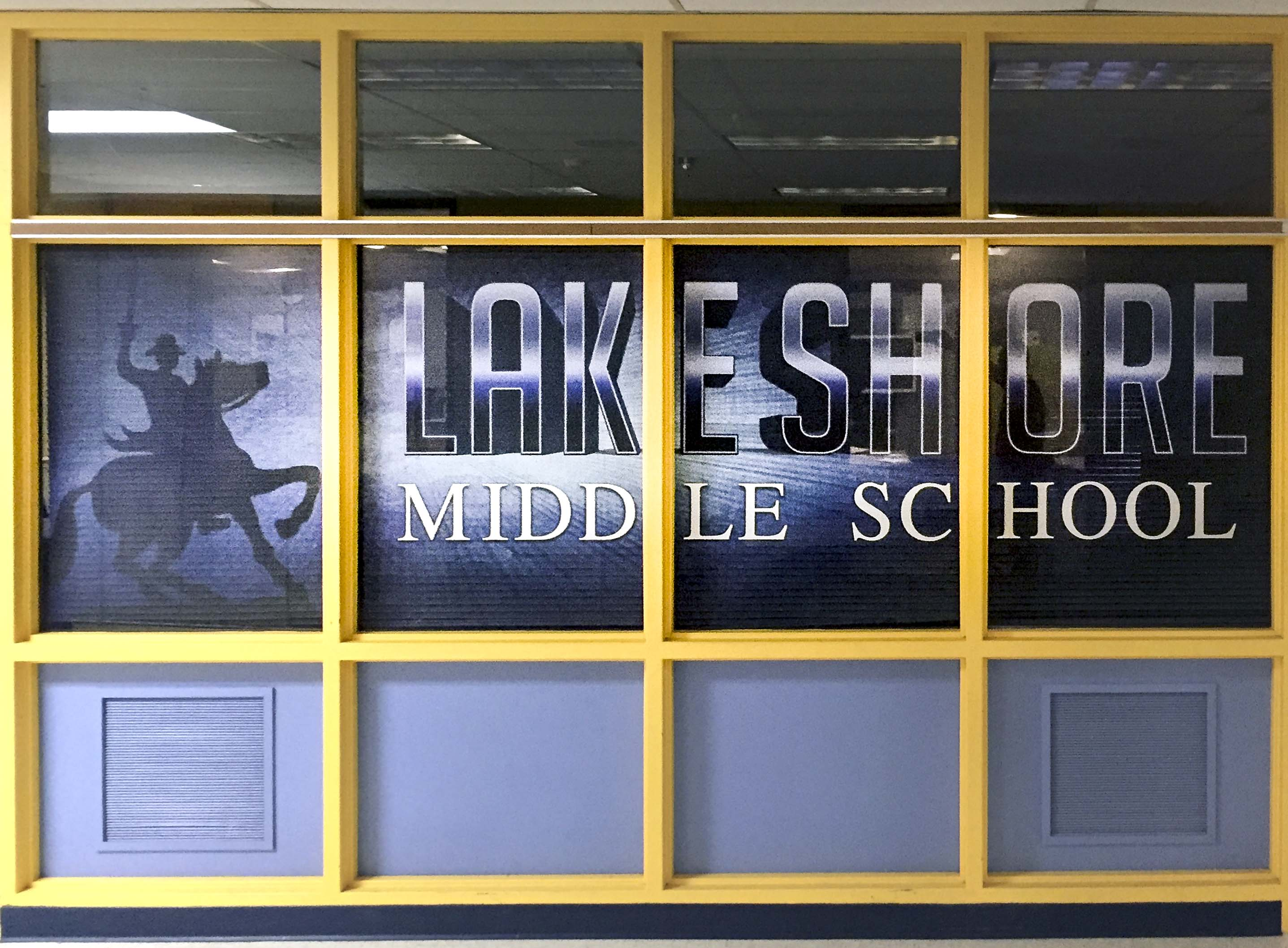 School Window Perforated Vinyl - Louisiana Sign Guy | Signs, Cards, Billboards, and Brochures