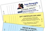 School Raffle Tickets - Louisiana Sign Guy | Signs, Cards, Billboards, and Brochures